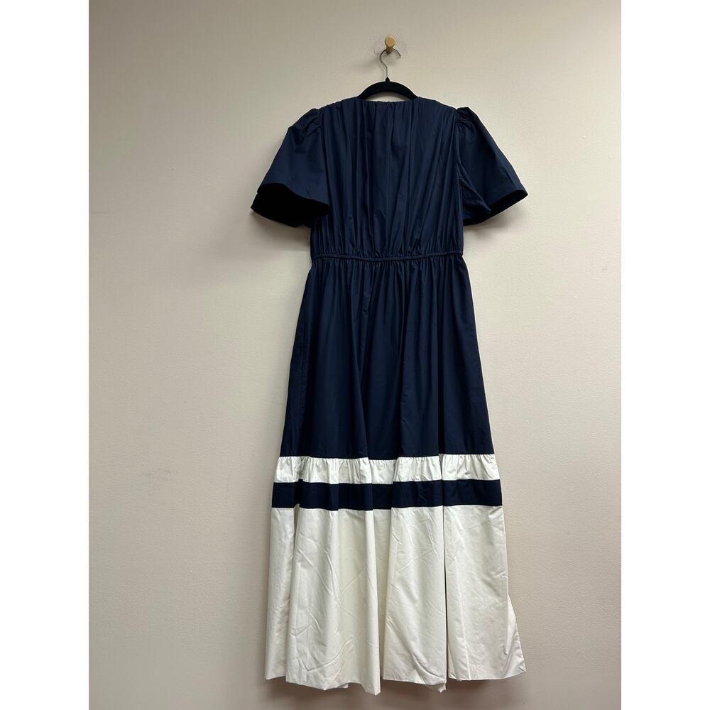 TUCKERNUCK Navy and Cream Cotton Mitchell Dress Size XL NWT - Picture 5 of 6